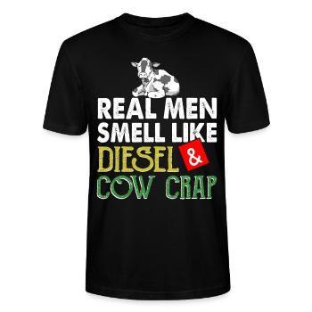 Landwirt Bäuerin - Stanley/Stella Unisex Bio-T-Shirt CRAFTER - Schwarz - Vorne - Alina (178cm) & Michal (187cm)