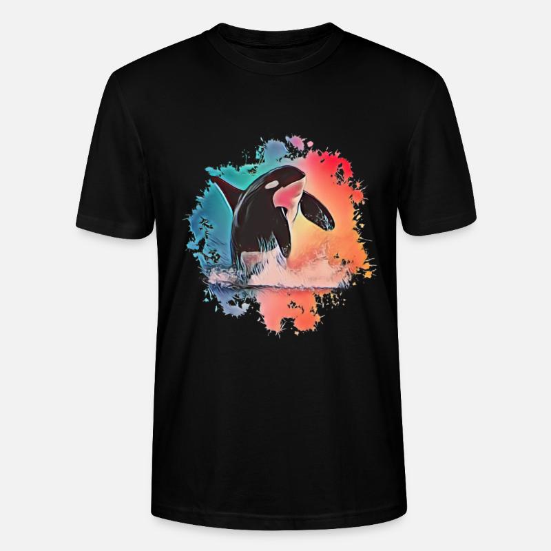 Orca - Stanley/Stella Unisex Bio-T-Shirt CRAFTER - Schwarz