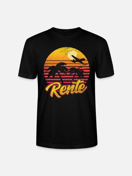 Rentner - Stanley/Stella Unisex Bio-T-Shirt CRAFTER - Schwarz