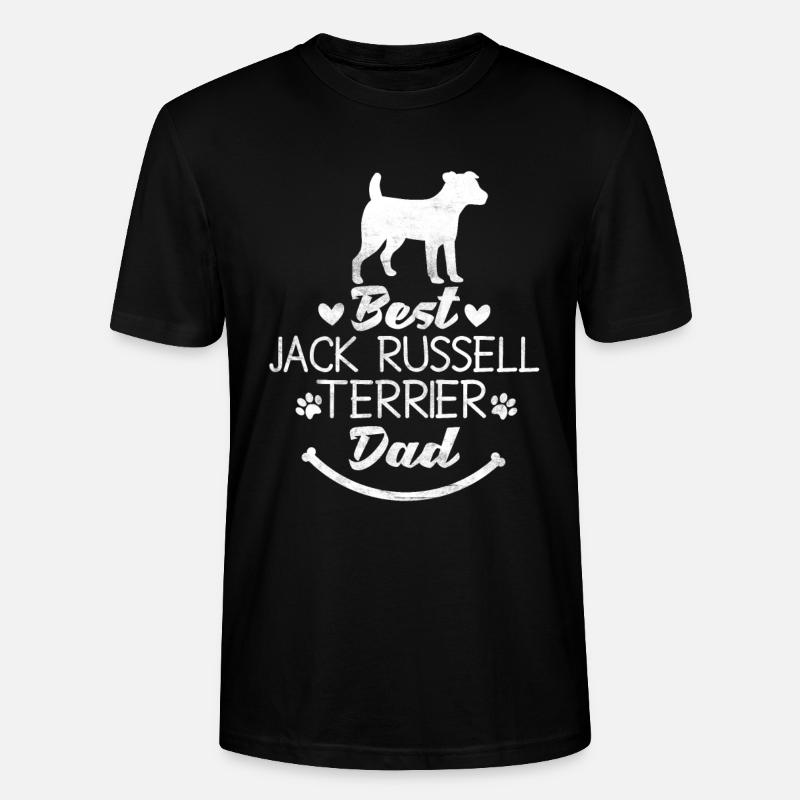 Jack Russel Terrier - T-shirt bio CRAFTER Stanley Stella Unisexe - noir