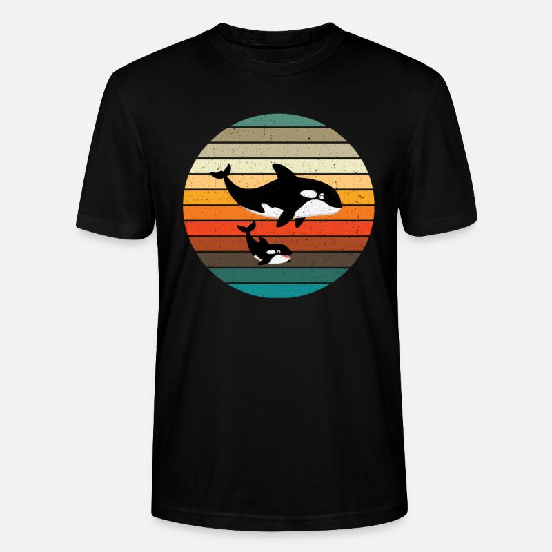 Orca - Stanley/Stella Unisex Bio-T-Shirt CRAFTER - Schwarz