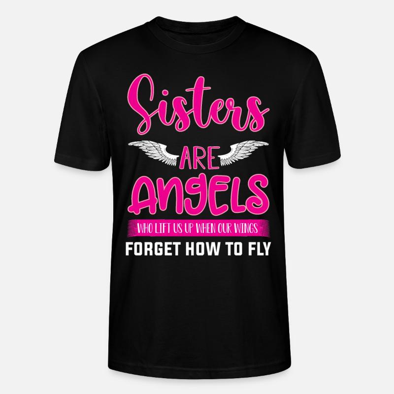 Schwester Schwestern - Stanley/Stella Unisex Bio-T-Shirt CRAFTER - Schwarz