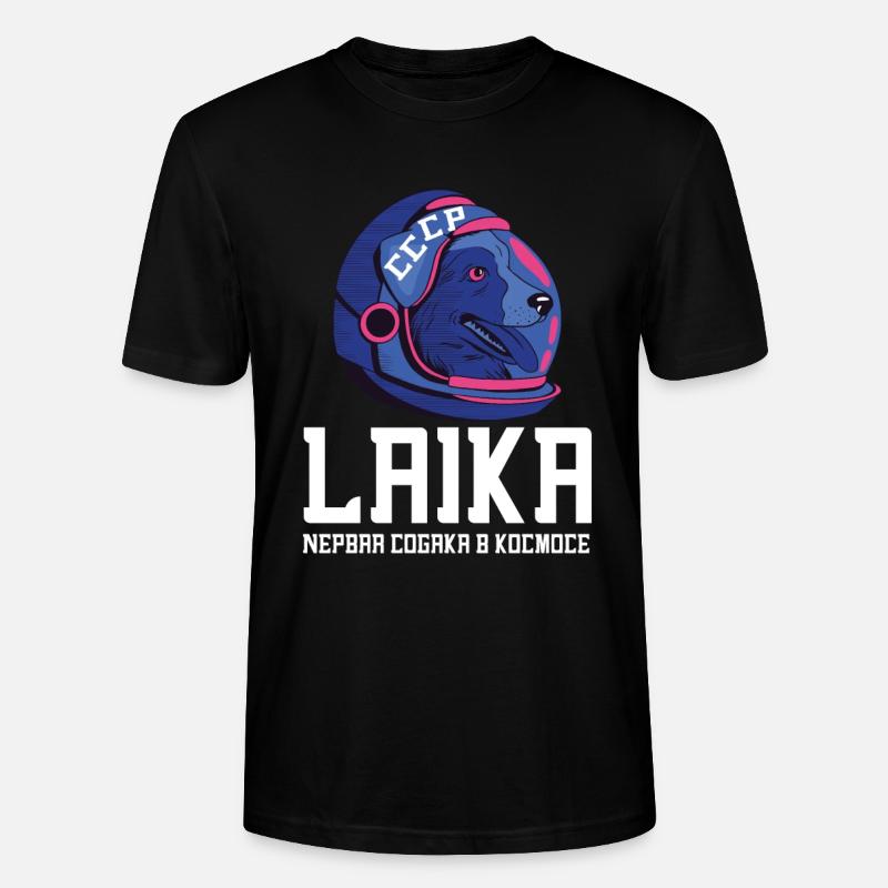 Sputnik Weltraum Design - Stanley/Stella Unisex Bio-T-Shirt CRAFTER - Schwarz