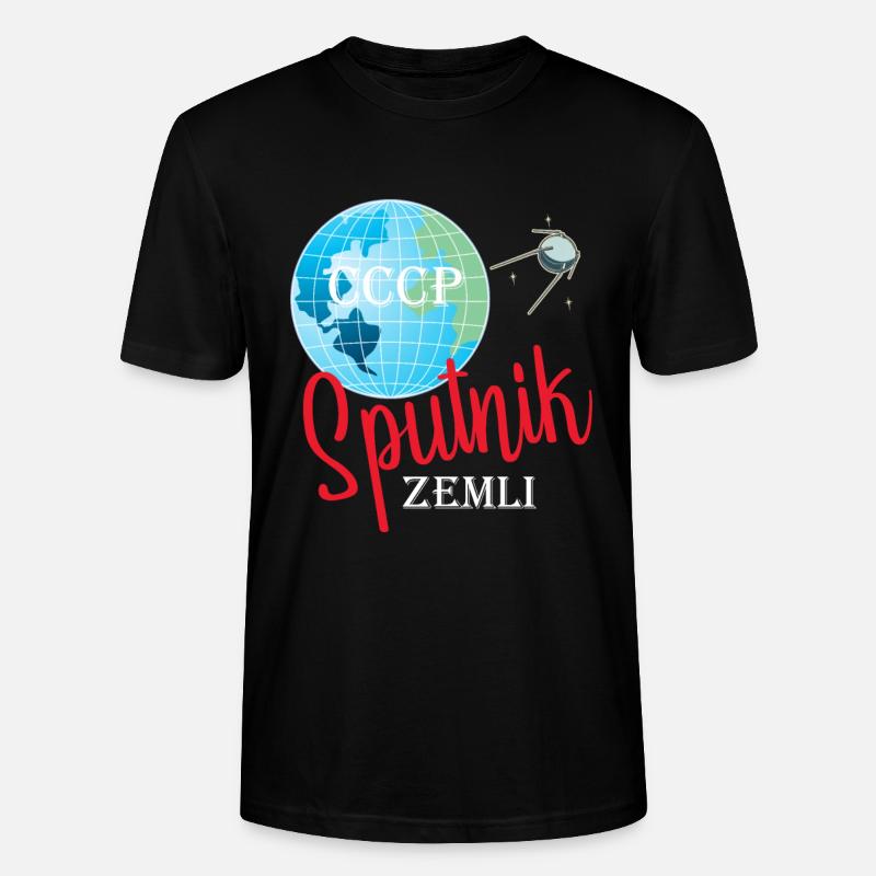 Spoutnik Conception de l’espace - T-shirt bio CRAFTER Stanley Stella Unisexe - noir