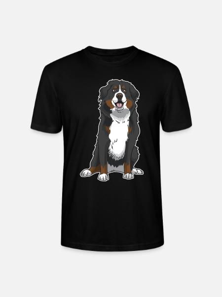 Bernese Mountain Dog Gift - Stanley/Stella CRAFTER Unisex Organic T-Shirt - black