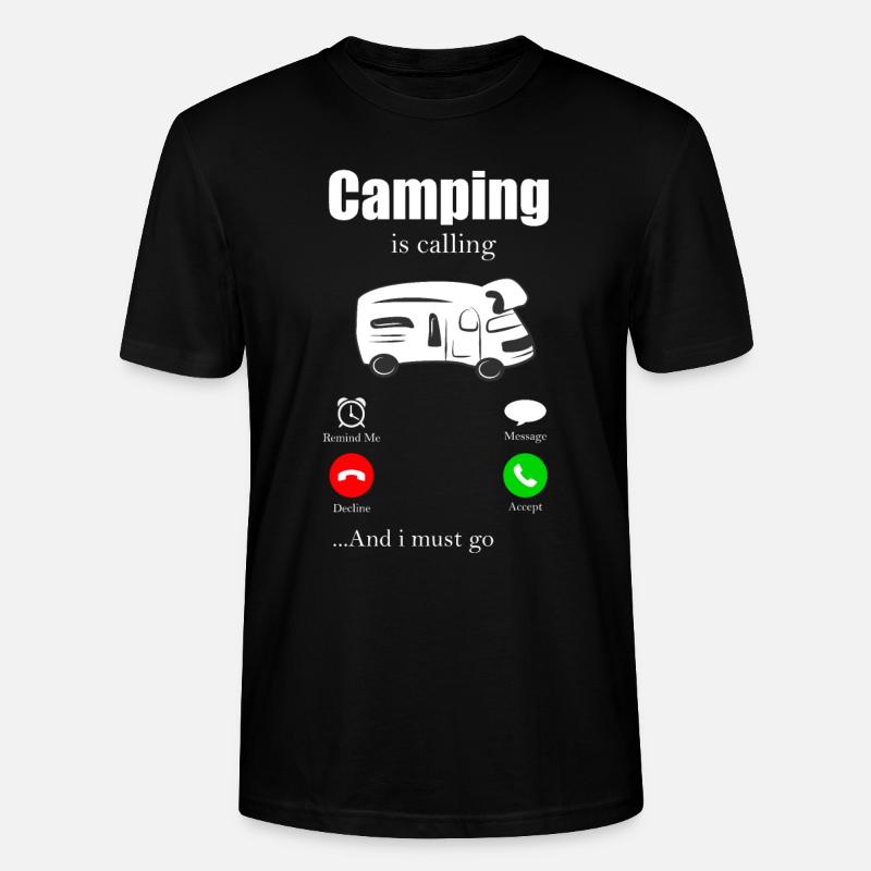 Camper - Stanley/Stella Unisex Bio-T-Shirt CRAFTER - Schwarz