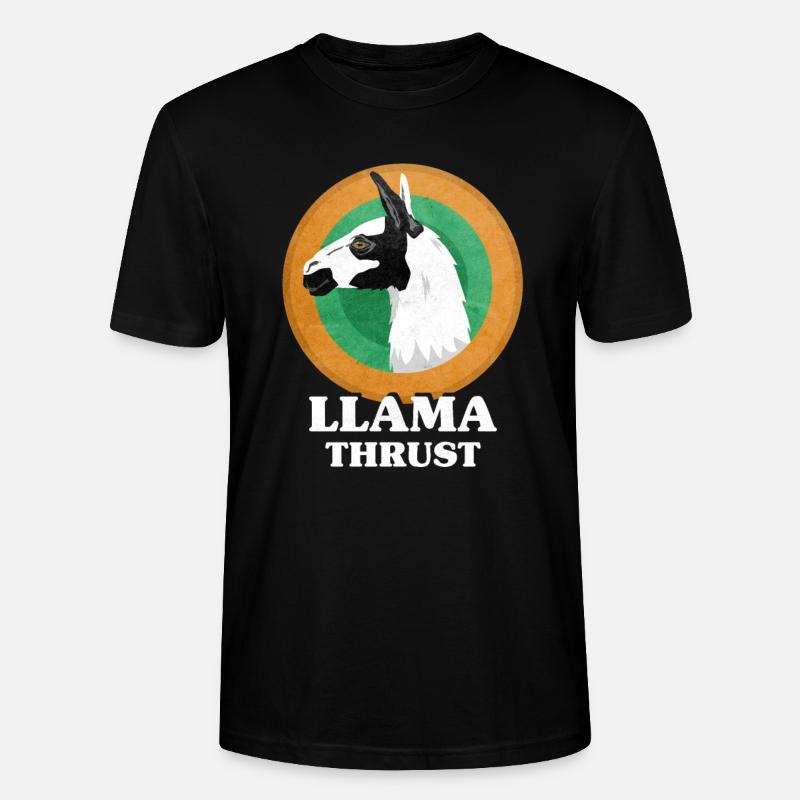 Llamathrust Llama Lama Thrust - Stanley/Stella Unisex Bio-T-Shirt CRAFTER - Schwarz