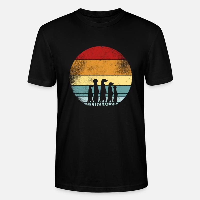 Erdmännchen - Stanley/Stella Unisex Bio-T-Shirt CRAFTER - Schwarz