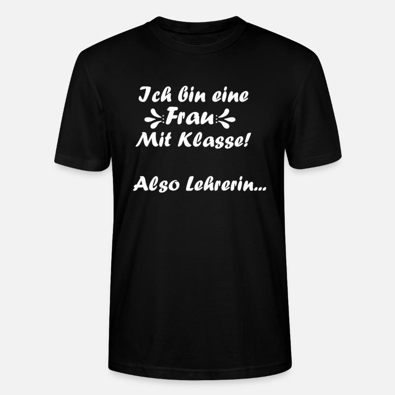 Lehrerin - Stanley/Stella Unisex Bio-T-Shirt CRAFTER - Schwarz