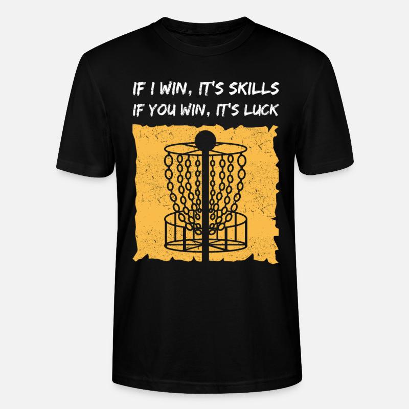 Disc Golf Discgolf Discgolf Cadeau - T-shirt bio CRAFTER Stanley Stella Unisexe - noir