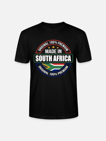 South Africa - Stanley/Stella CRAFTER Unisex Organic T-Shirt - black