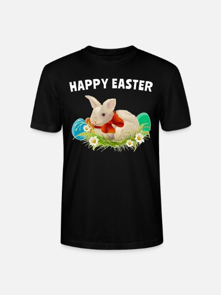 Easter Easter Happy Easter - Stanley/Stella CRAFTER Unisex Organic T-Shirt - black