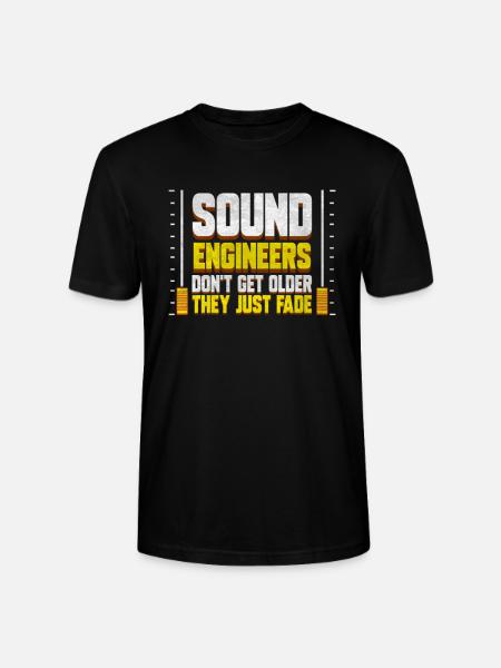 Tontechniker Don't Get Older - Tontechnik - Stanley/Stella Unisex Bio-T-Shirt CRAFTER - Schwarz