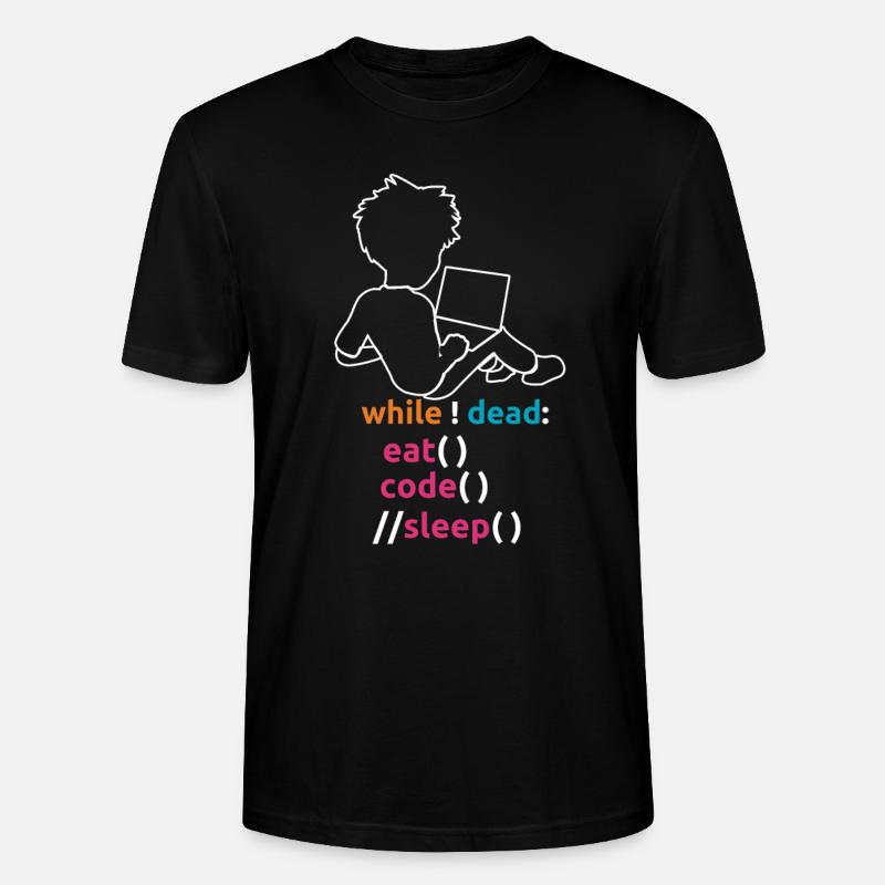 Programmierer Coder Informatik - Stanley/Stella Unisex Bio-T-Shirt CRAFTER - Schwarz