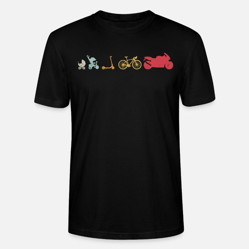 Evolution Moto Sport cadeau - T-shirt bio CRAFTER Stanley Stella Unisexe - noir