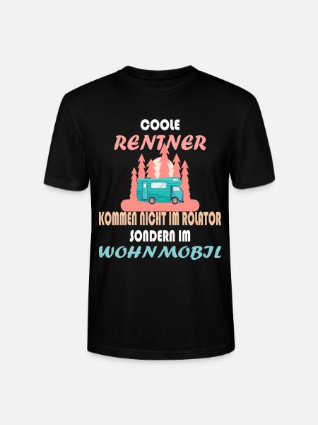 WOHNMOBIL RENTNER - Stanley/Stella Unisex Bio-T-Shirt CRAFTER - Schwarz