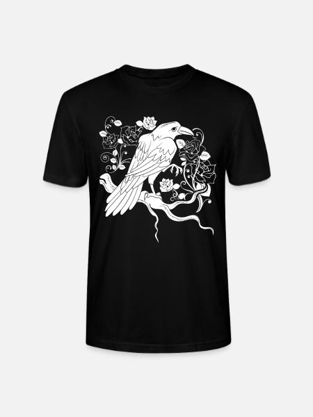 Crow Raven - Stanley/Stella CRAFTER Unisex Organic T-Shirt - black