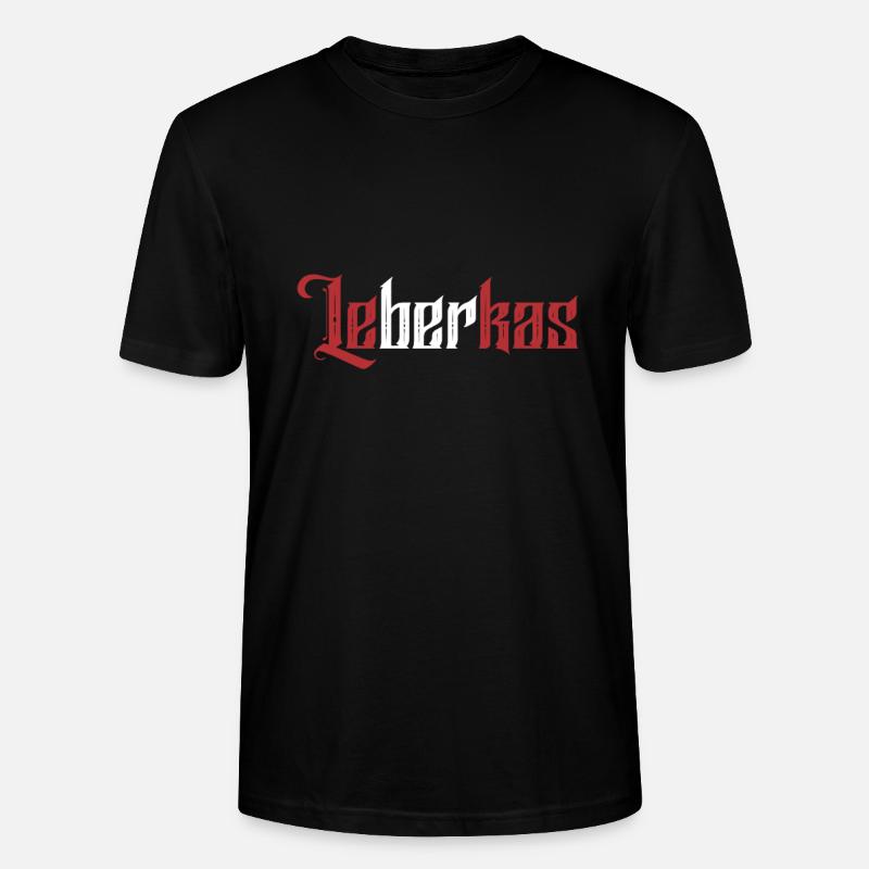 Leberkas - Stanley/Stella Unisex Bio-T-Shirt CRAFTER - Schwarz