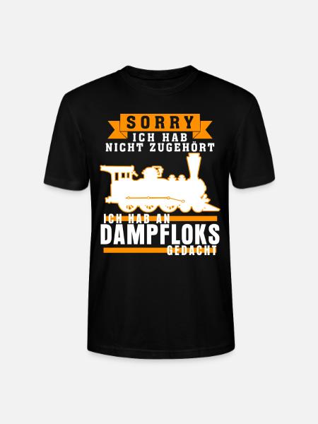 Dampflok Spruch Eisenbahn Dampfloks - Stanley/Stella Unisex Bio-T-Shirt CRAFTER - Schwarz