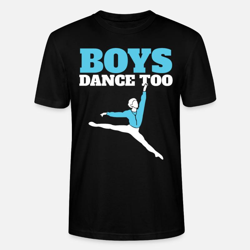 Boys Dance Too - T-shirt bio CRAFTER Stanley Stella Unisexe - noir