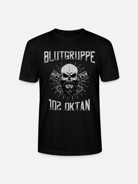 Blood group 102 octane gasoline in the blood - Stanley/Stella CRAFTER Unisex Organic T-Shirt - black