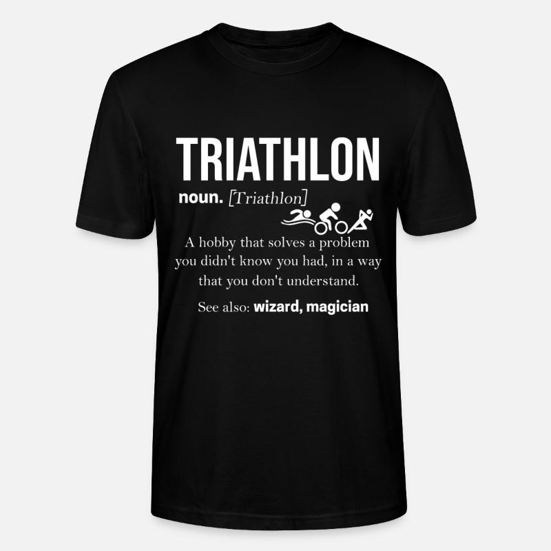 Triathlon - Stanley/Stella Unisex Bio-T-Shirt CRAFTER - Schwarz