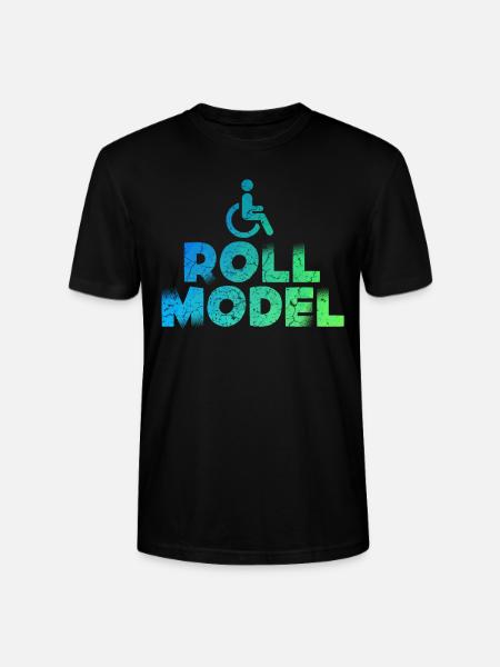 Wheelchair Model - Stanley/Stella CRAFTER Unisex Organic T-Shirt - black