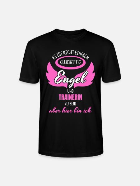 Trainerin Engel - Stanley/Stella Unisex Bio-T-Shirt CRAFTER - Schwarz