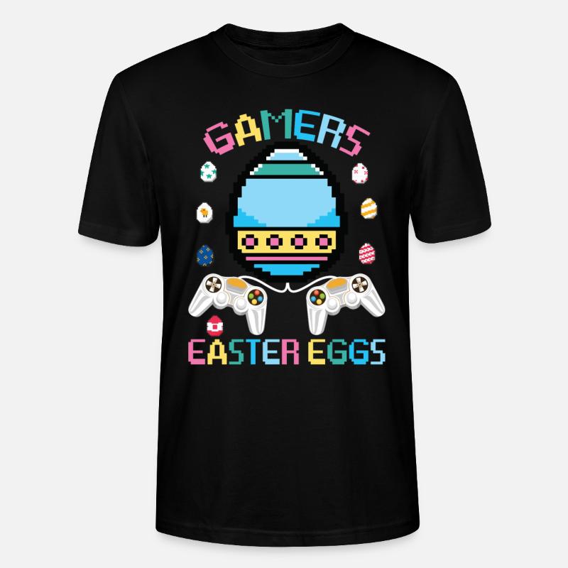 Gamer Easter Eggs - Stanley/Stella Unisex Bio-T-Shirt CRAFTER - Schwarz