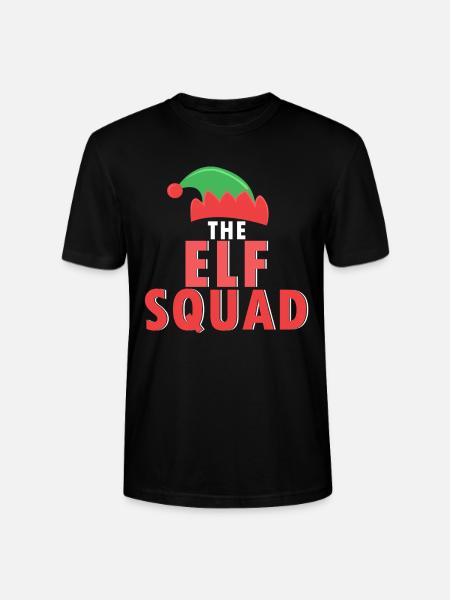 Jule Elv-tropp Elfe Elfen Elfsquad - Stanley/Stella CRAFTER unisex økologisk T-skjorte - svart