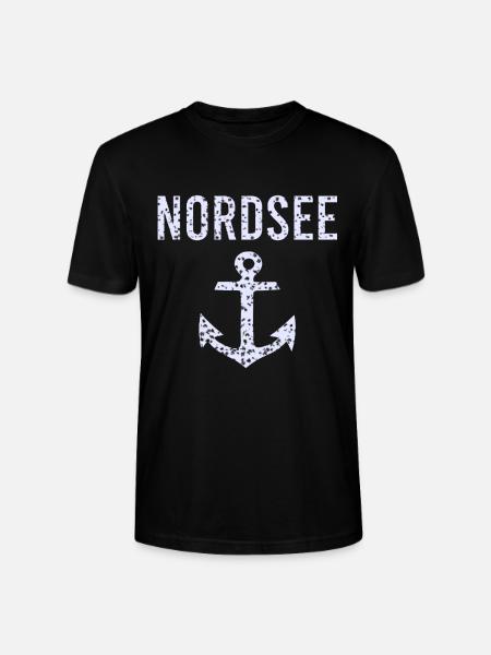 North Sea - Stanley/Stella CRAFTER Unisex Organic T-Shirt - black