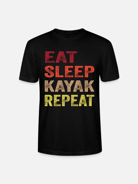 kayak - Stanley/Stella CRAFTER Unisex Organic T-Shirt - black