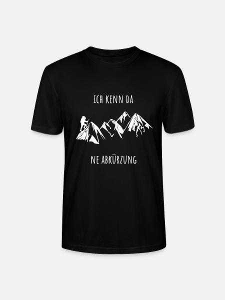 Wandern Abkürzung - Stanley/Stella Unisex Bio-T-Shirt CRAFTER - Schwarz