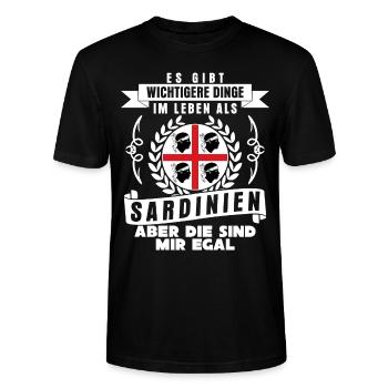 Sardinien Italien Urlaub Sardegna - Stanley/Stella Unisex Bio-T-Shirt CRAFTER - Schwarz - Vorne - Alina (178cm) & Michal (187cm)