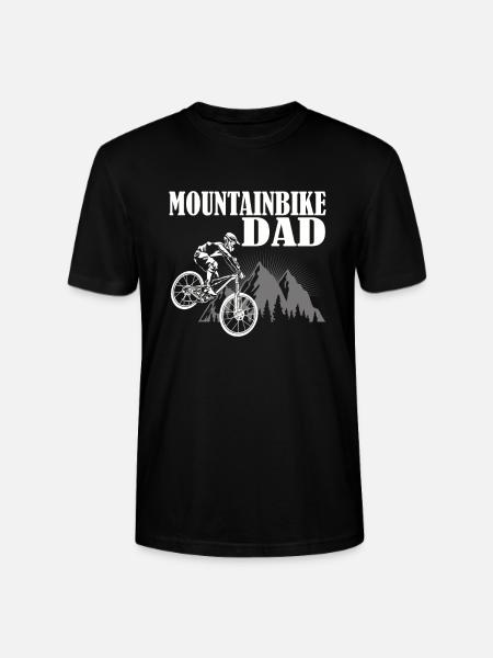 Mountain Bike Dad - Stanley/Stella CRAFTER Unisex Organic T-Shirt - black