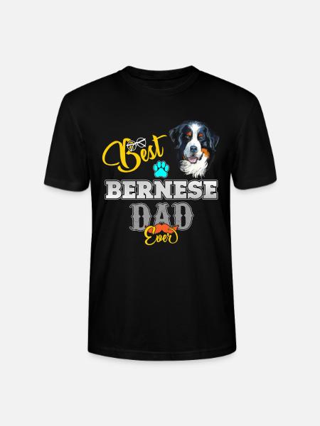 Berner Sennenhund - Stanley/Stella Unisex Bio-T-Shirt CRAFTER - Schwarz