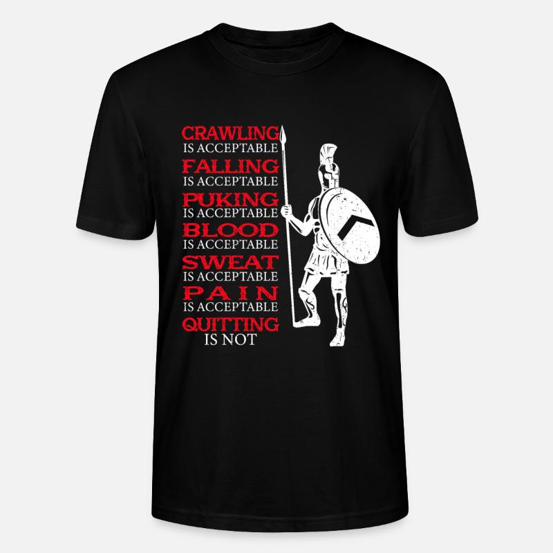 Spartaner Molon Labe - Stanley/Stella Unisex Bio-T-Shirt CRAFTER - Schwarz