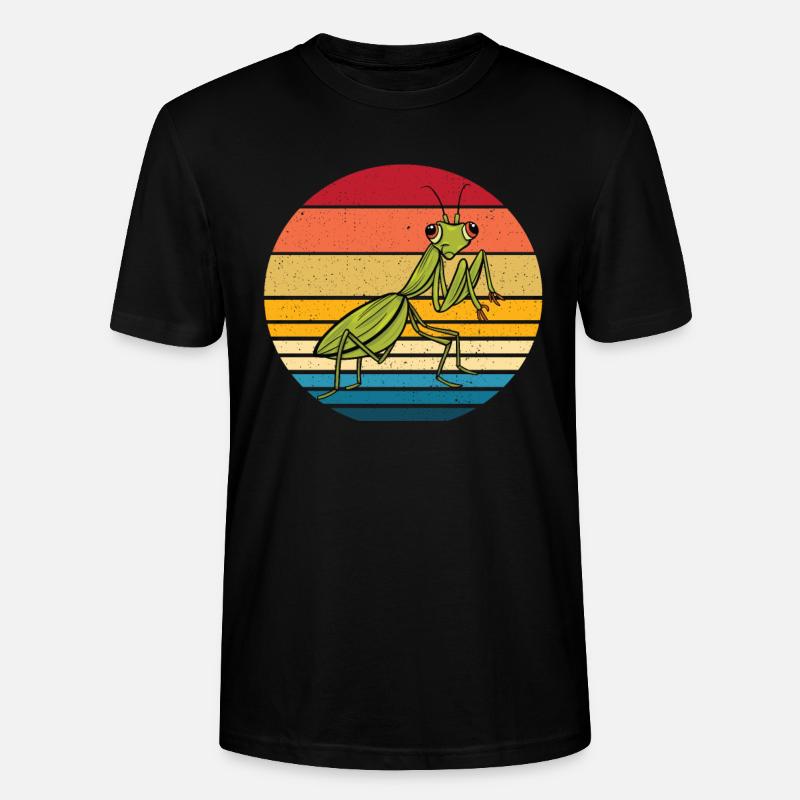 Gottesanbeterin - Stanley/Stella Unisex Bio-T-Shirt CRAFTER - Schwarz