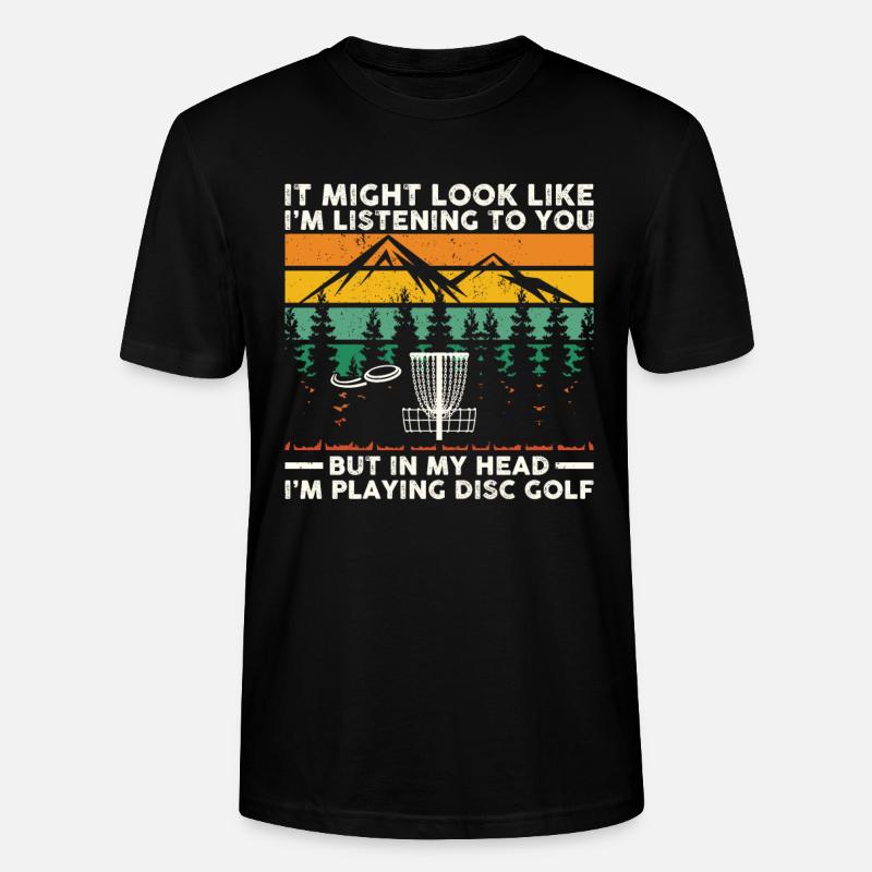 Discgolf | Discgolfer Discgolf golf cadeau - T-shirt bio CRAFTER Stanley Stella Unisexe - noir