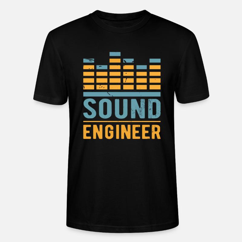 SOUND ENGINEER/ AUDIO ENGINEER GIFT - Stanley/Stella Unisex Bio-T-Shirt CRAFTER - Schwarz
