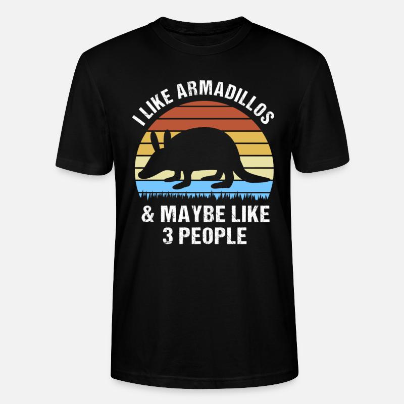 Armadillo - Stanley/Stella Unisex Bio-T-Shirt CRAFTER - Schwarz