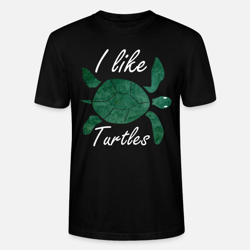 Turtles turtle - Stanley/Stella CRAFTER Unisex Organic T-Shirt - black