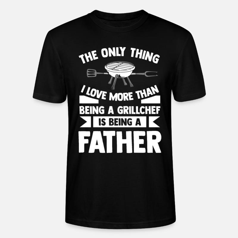 Grillen - Stanley/Stella Unisex Bio-T-Shirt CRAFTER - Schwarz