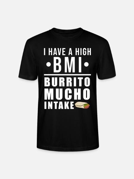 burrito - Stanley/Stella CRAFTER Unisex Organic T-Shirt - black