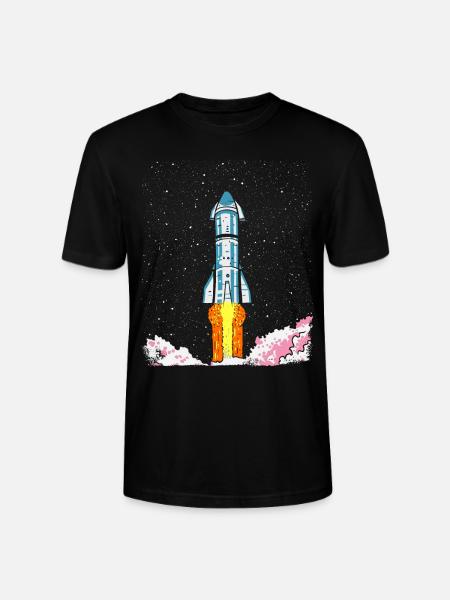 Starship - Stanley/Stella CRAFTER Unisex Organic T-Shirt - black
