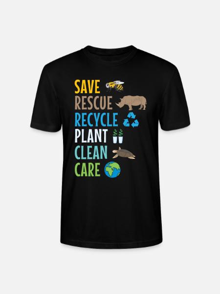 Environnement écologiste - T-shirt bio CRAFTER Stanley Stella Unisexe - noir