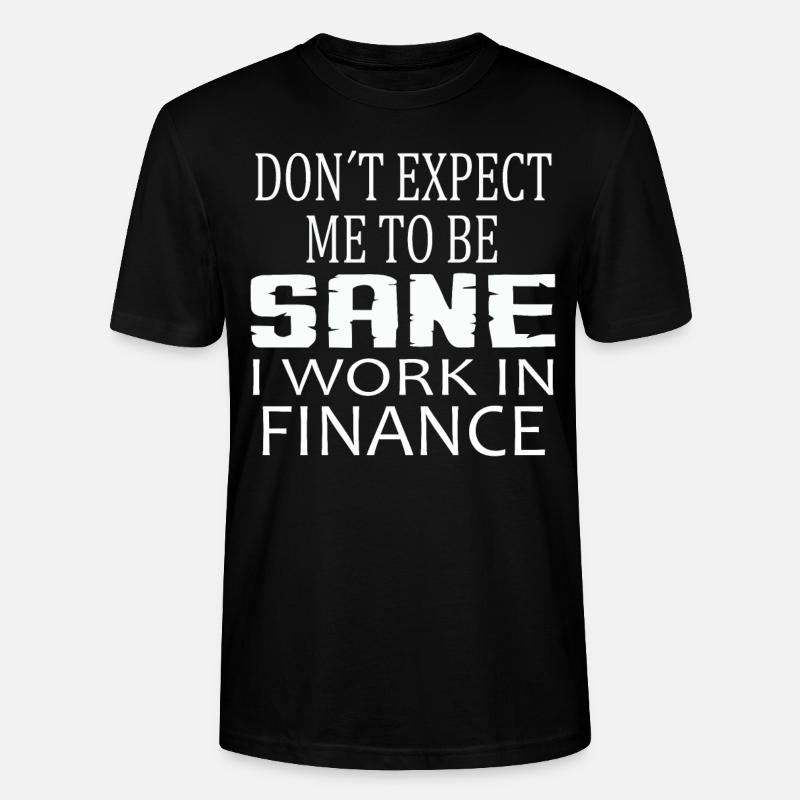 Comptable Finances Comptabilité Comptable - T-shirt bio CRAFTER Stanley Stella Unisexe - noir
