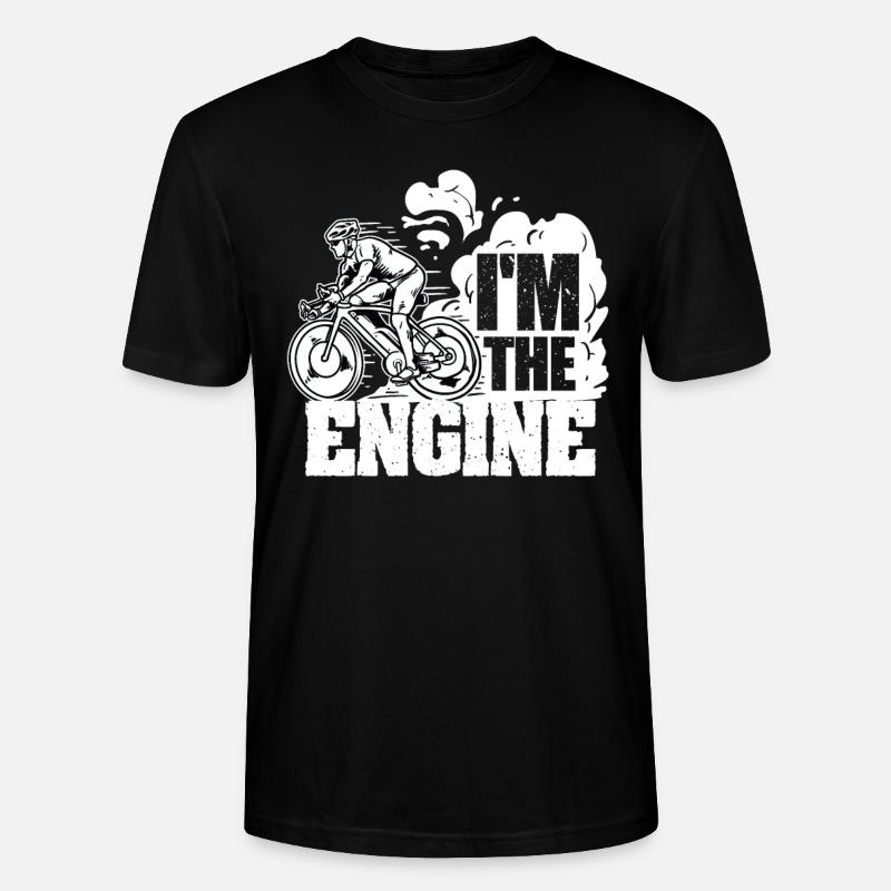 I'm the engine - Stanley/Stella Unisex Bio-T-Shirt CRAFTER - Schwarz