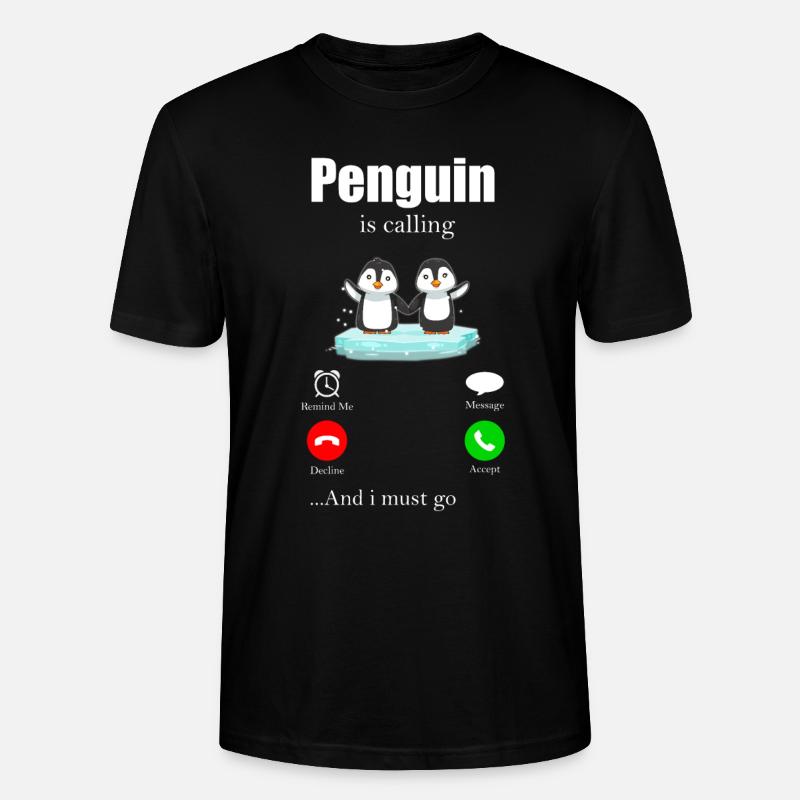 Pinguin - Stanley/Stella Unisex Bio-T-Shirt CRAFTER - Schwarz