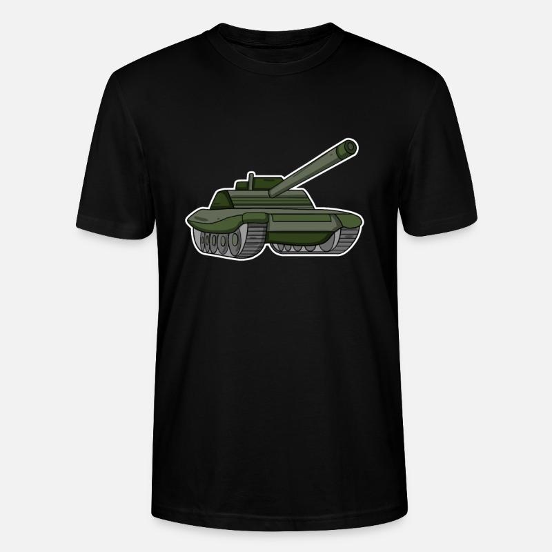 Panzer - Stanley/Stella Unisex Bio-T-Shirt CRAFTER - Schwarz